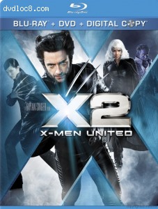 X-2: X-Men United (Blu-ray + DVD + Digital Copy)  [Blu-ray] Cover