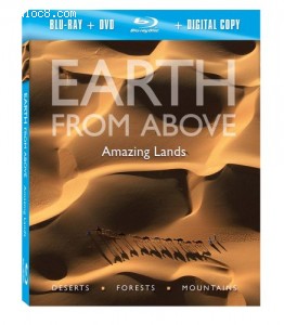 Earth From Above: Amazing Lands [Blu-ray] Cover