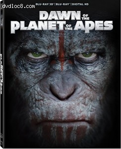 Dawn of the Planet of the Apes [Blu-ray 3D + Blu-ray + Digital HD] Cover