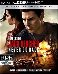 Jack Reacher: Never Go Back [4K Ultra HD + Blu-ray + Digital HD]
