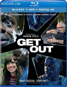 Get Out [Blu-ray + DVD + Digital HD] Cover