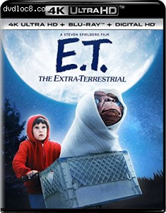 E.T. The Extra-Terrestrial [4K Ultra HD + Blu-ray + Digital HD] Cover