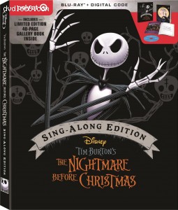 Nightmare Before Christmas, The: Sing-Along Edition (Target Exclusive DigiPack) [Blu-ray + Digital] Cover