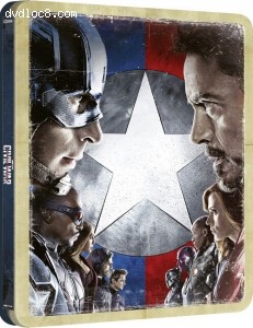 Captain America: Civil War (Best Buy Exclusive SteelBook) [4K Ultra HD + Blu-ray + Digital] Cover