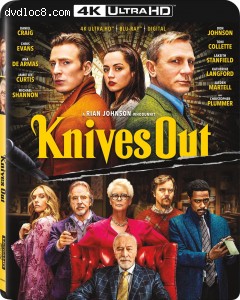 Knives Out [4K Ultra HD + Blu-ray + Digital] Cover