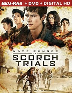 Maze Runner: The Scorch Trials (Blu-Ray + DVD + Digital) Cover