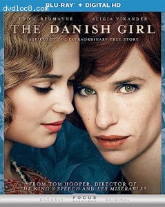 Danish Girl, The (Blu-Ray + Digital) Cover
