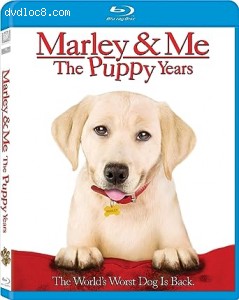 Marley &amp; Me: The Puppy Years [Blu-Ray] Cover
