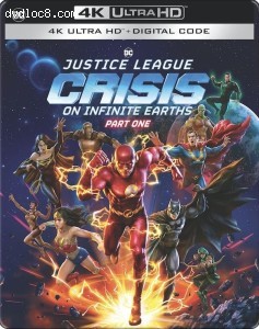 Justice League: Crisis on Infinite Earths - Part One (SteelBook) [4K Ultra HD + Digital HD] Cover