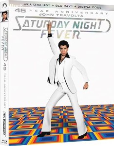 Saturday Night Fever (45th Anniversary Edition) [4K Ultra HD + Blu-Ray + Digital] Cover